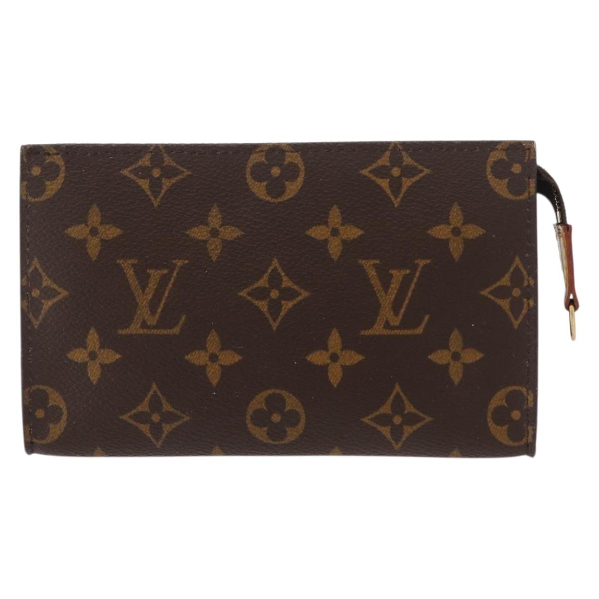 LOUIS VUITTON Monogram Bucket PM Accessory Pouch LV Auth kk579
