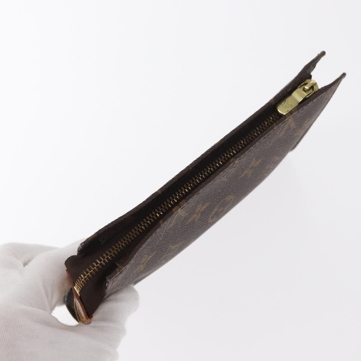 LOUIS VUITTON Monogram Bucket PM Accessory Pouch LV Auth kk579