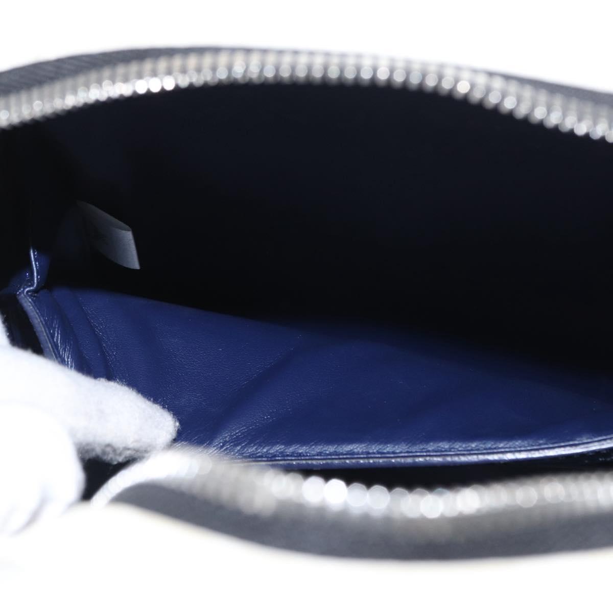 MCM Vicetos Logogram Backpack PVC Leather White Silver Auth kk581