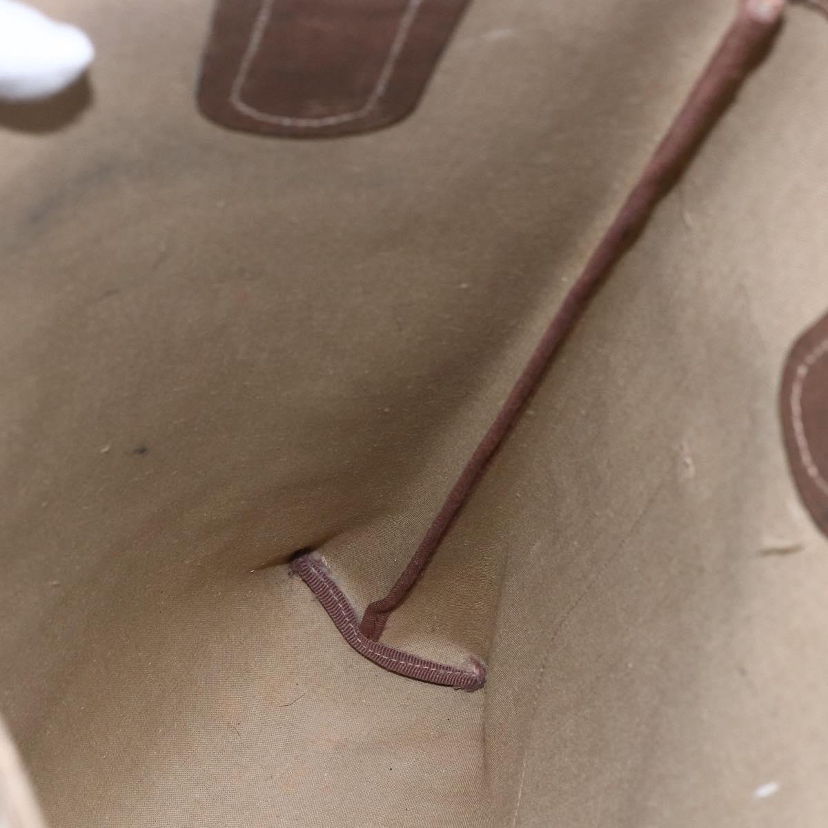 GUCCI GG Supreme Web Sherry Line Tote Bag PVC Beige 41 004 4465 Auth kk582