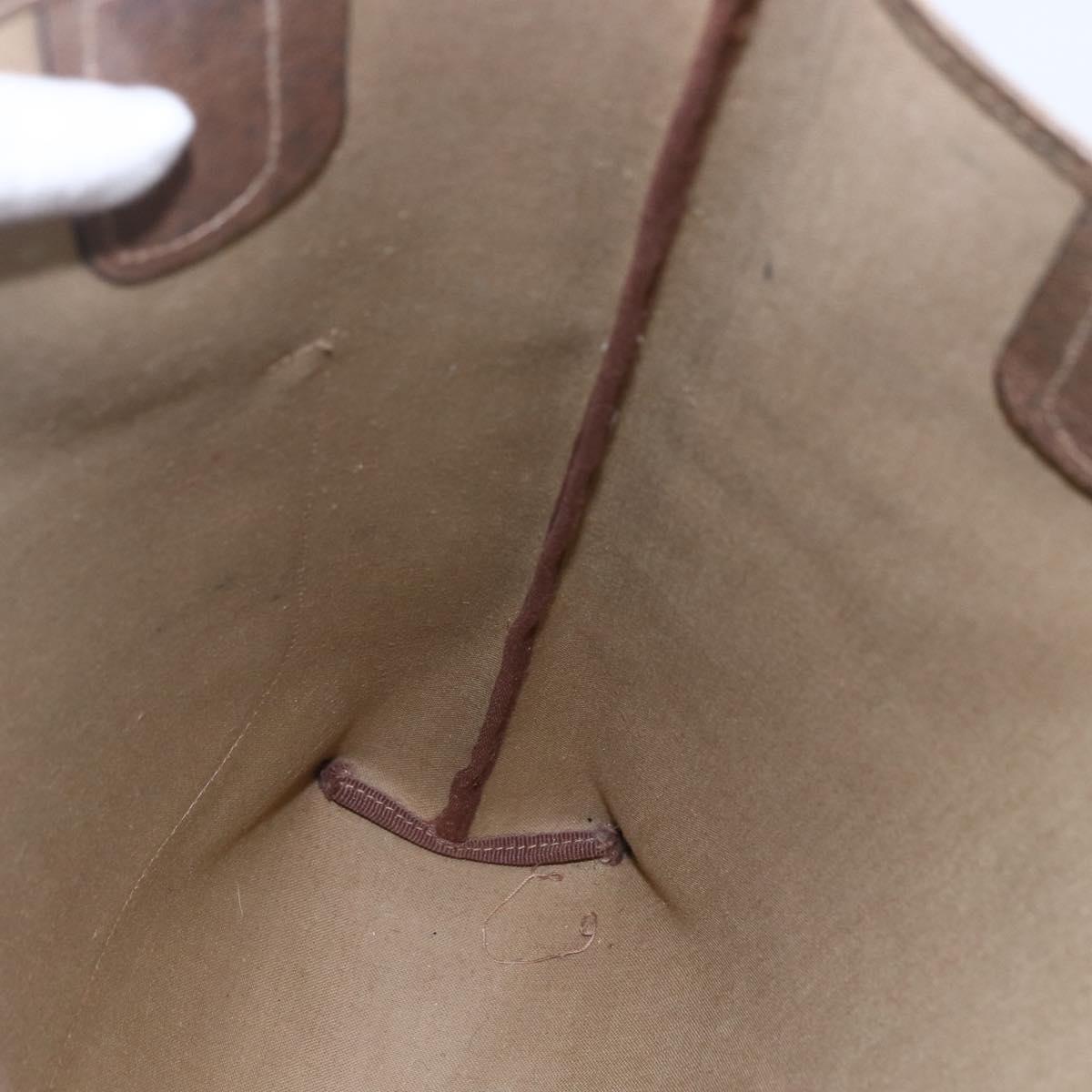 GUCCI GG Supreme Web Sherry Line Tote Bag PVC Beige 41 004 4465 Auth kk582
