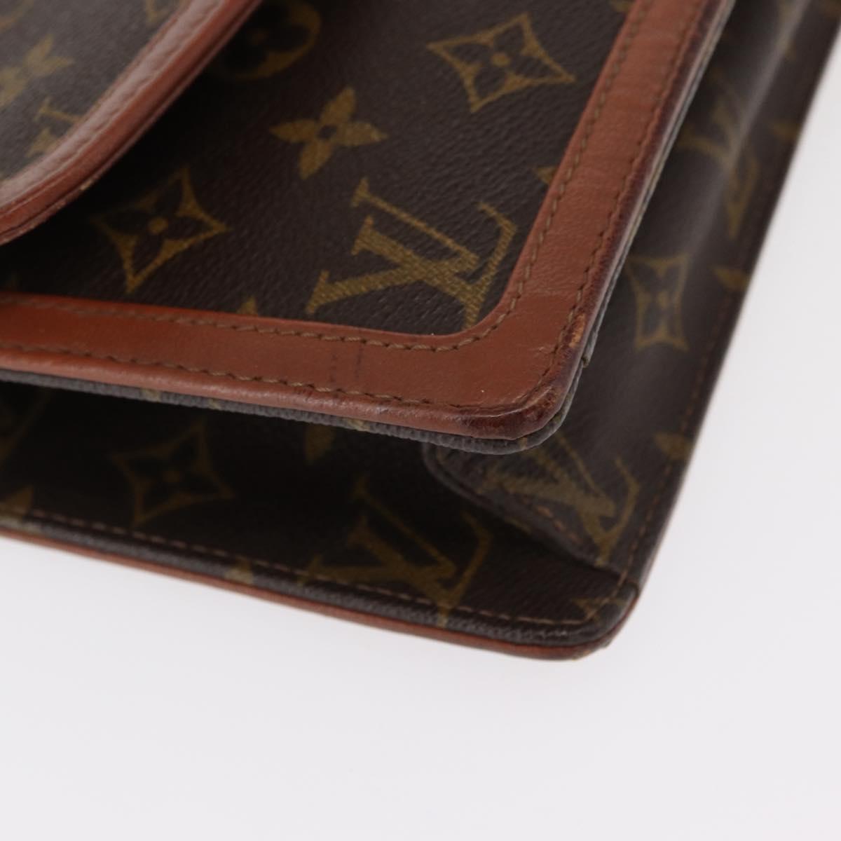 LOUIS VUITTON Monogram Pochette Dam GM Clutch Bag M51810 LV Auth kk584