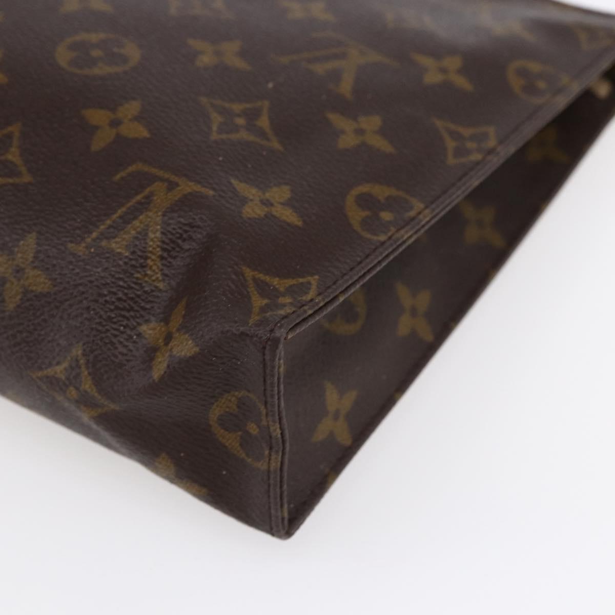 LOUIS VUITTON Monogram Poche Toilette 26 Pouch M47542 LV Auth kk587