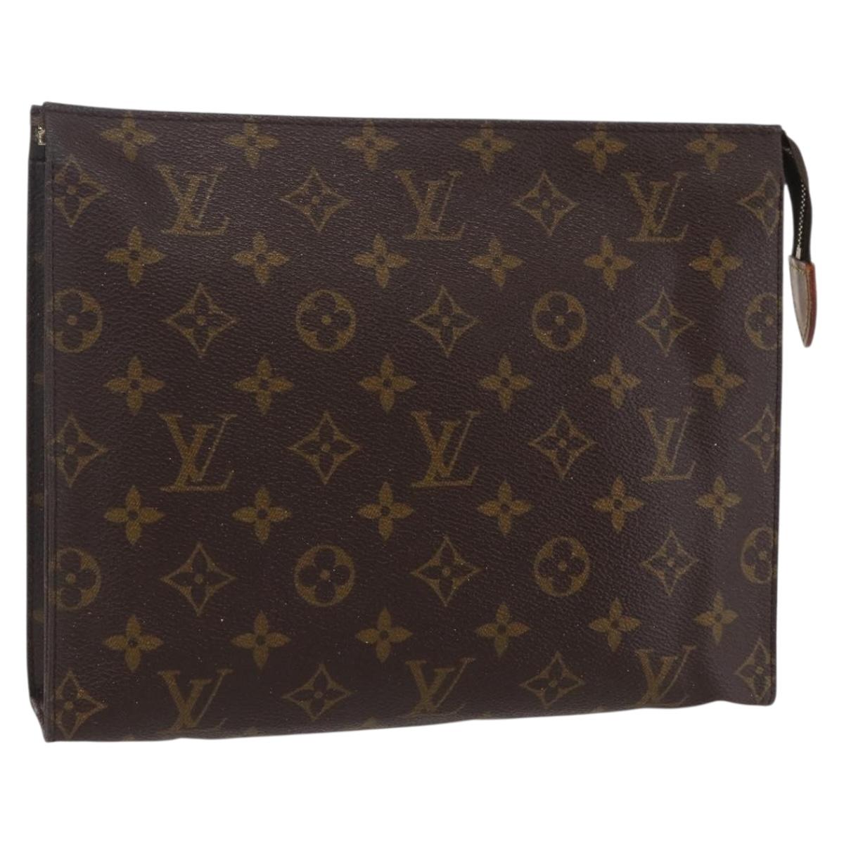 LOUIS VUITTON Monogram Poche Toilette 26 Pouch M47542 LV Auth kk587