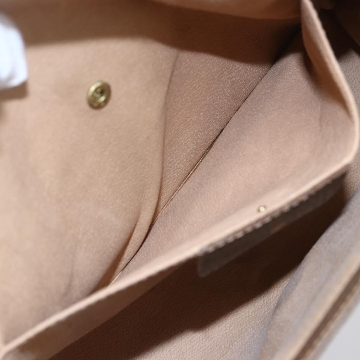 GUCCI GG Supreme Web Sherry Line Clutch Bag PVC Red Beige 89 01 030 Auth kk591