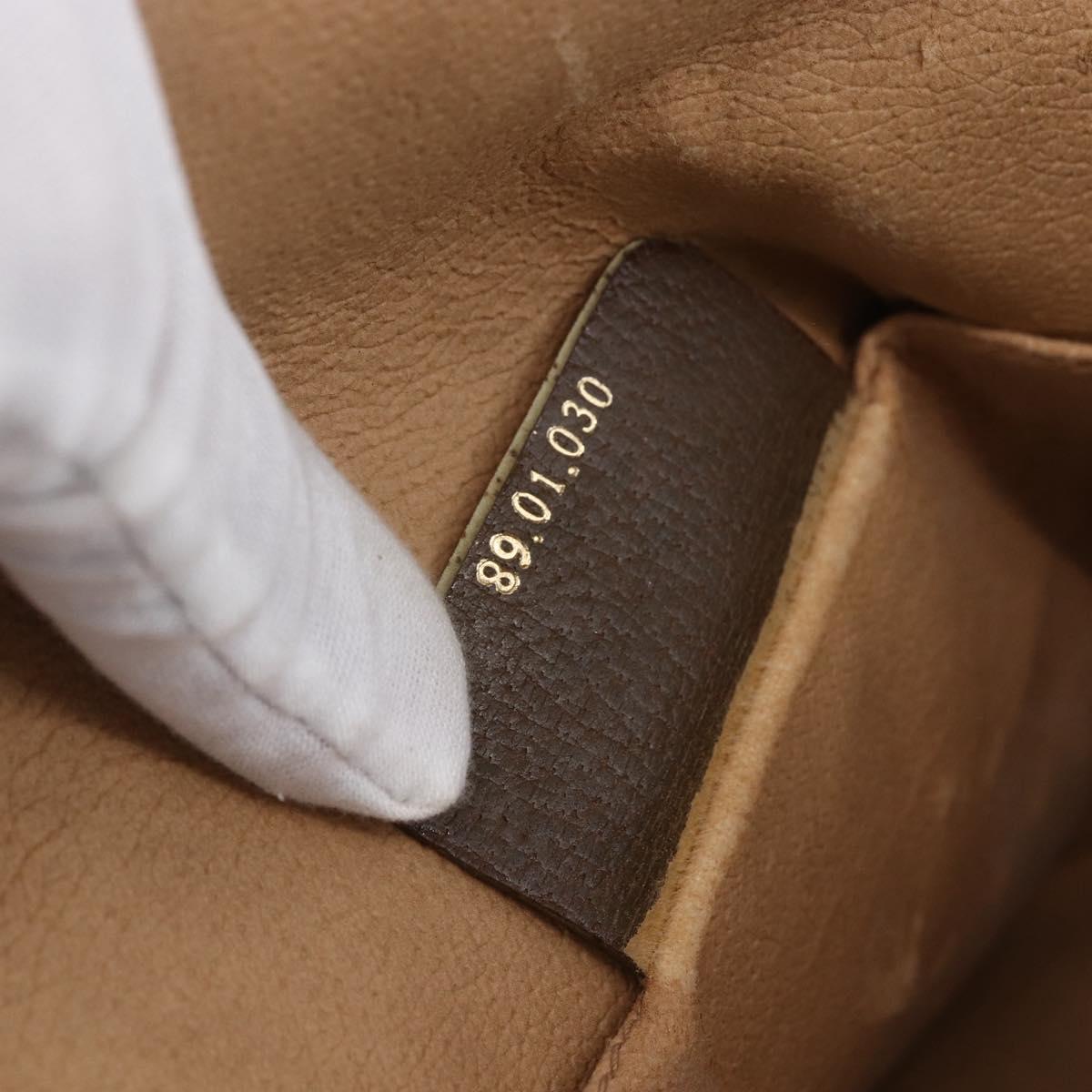 GUCCI GG Supreme Web Sherry Line Clutch Bag PVC Red Beige 89 01 030 Auth kk591