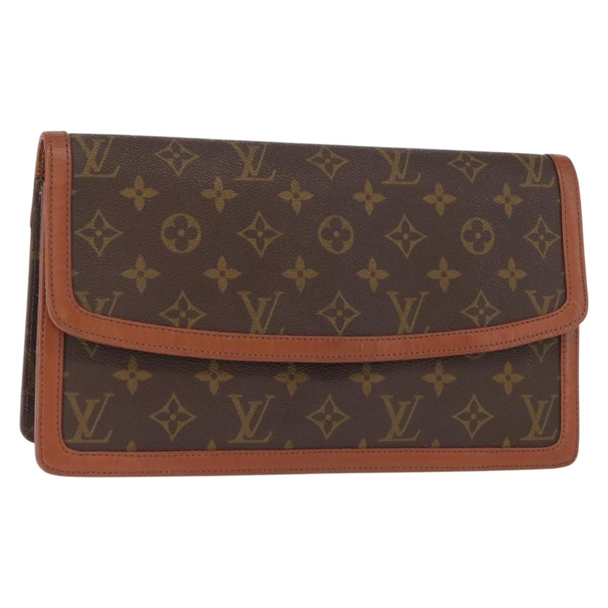 LOUIS VUITTON Monogram Pochette Dam GM Clutch Bag M51810 LV Auth kk595
