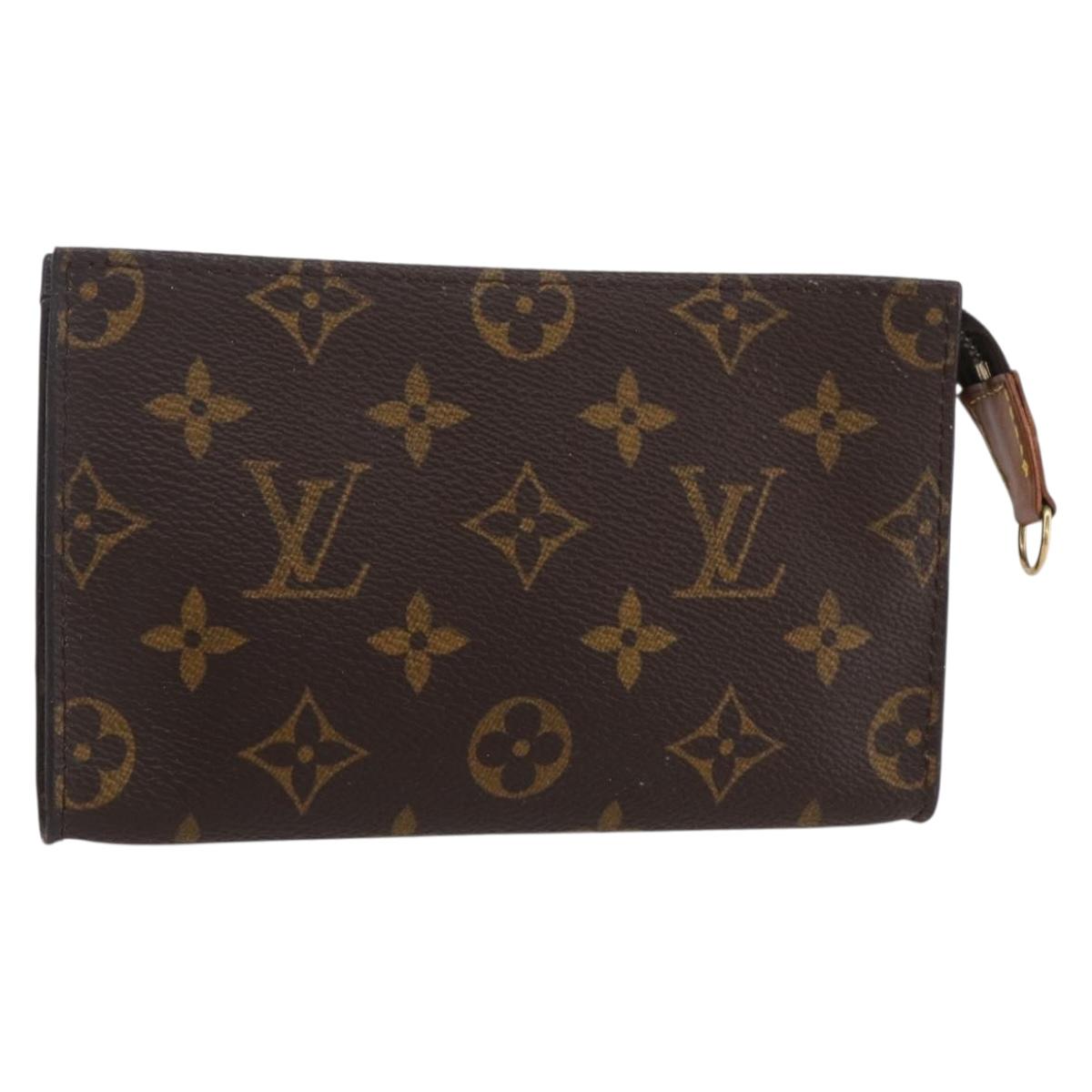 LOUIS VUITTON Monogram Bucket PM Accessory Pouch LV Auth kk596
