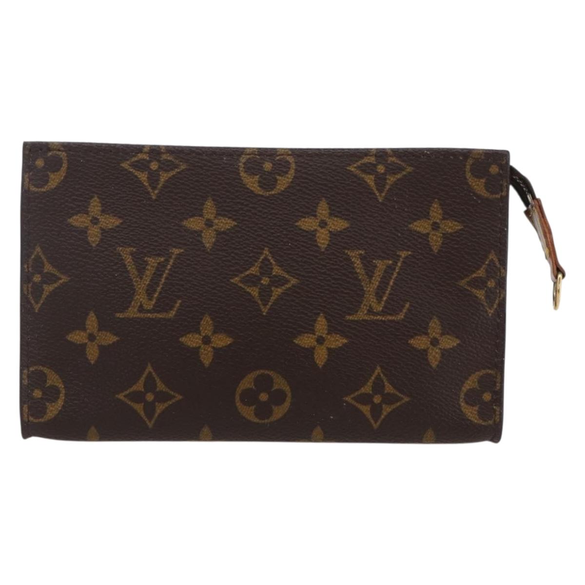 LOUIS VUITTON Monogram Bucket PM Accessory Pouch LV Auth kk596