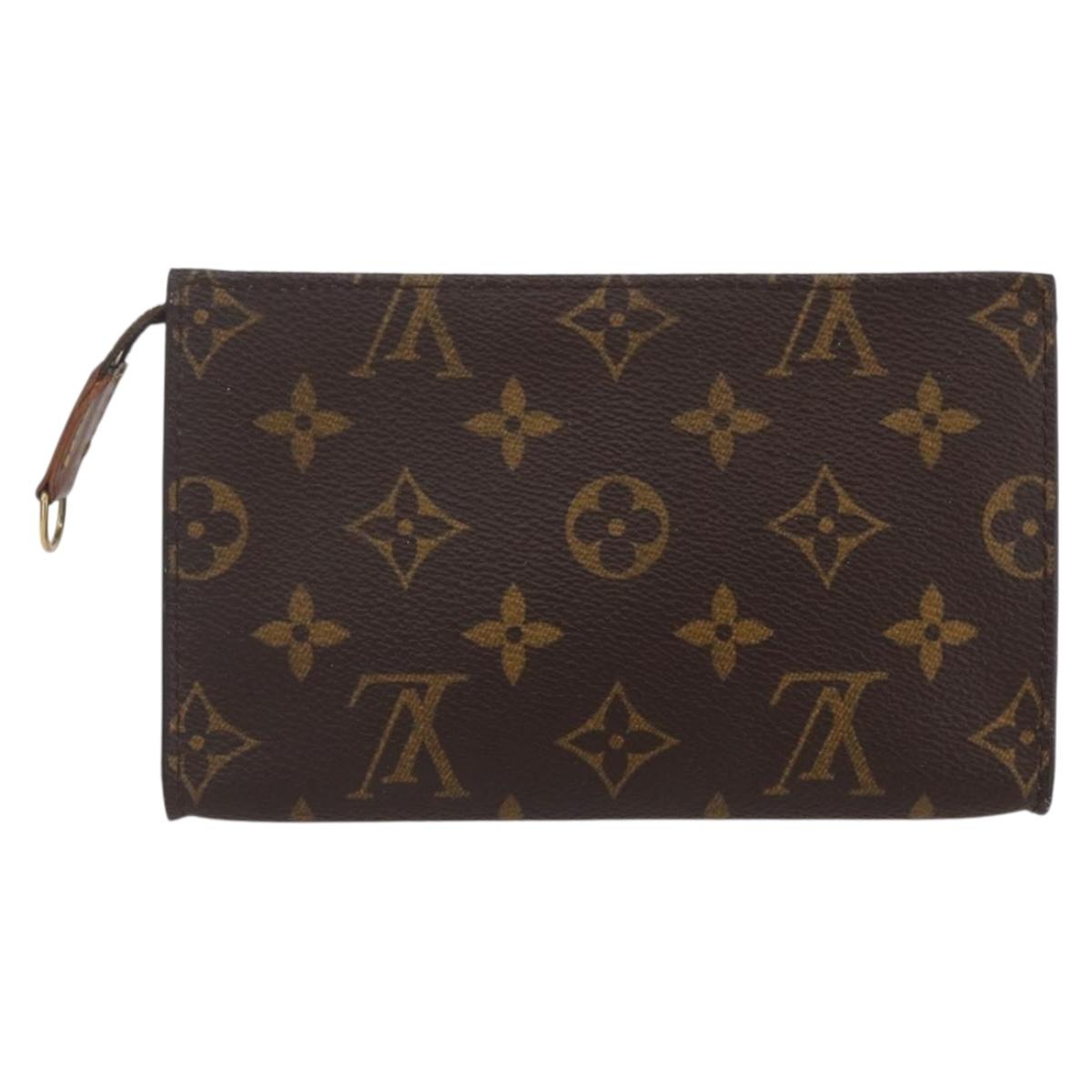 LOUIS VUITTON Monogram Bucket PM Accessory Pouch LV Auth kk596