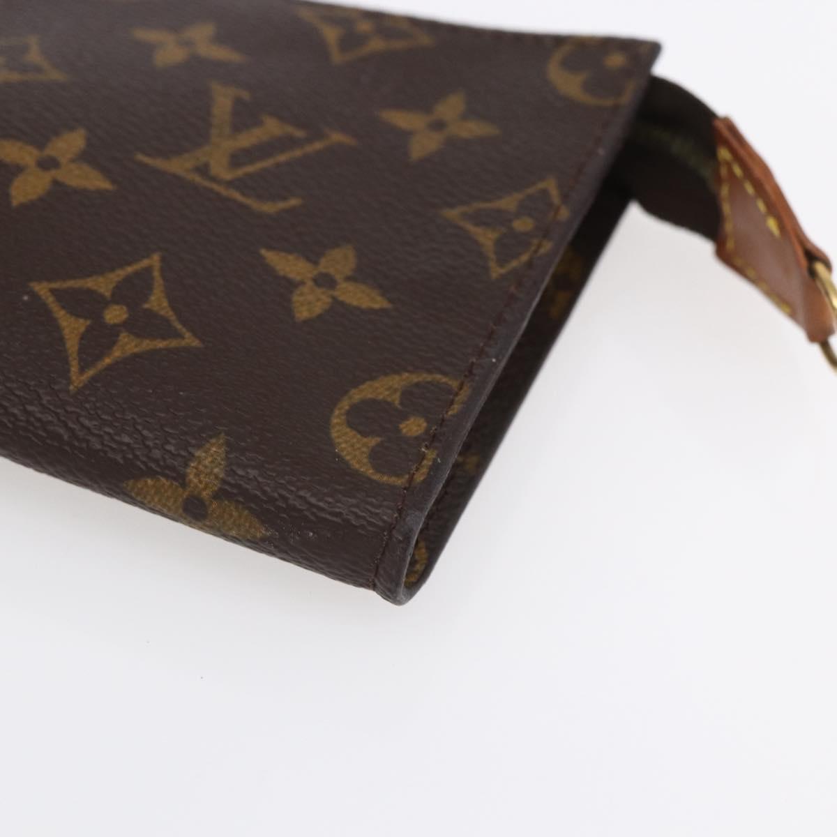 LOUIS VUITTON Monogram Bucket PM Accessory Pouch LV Auth kk596