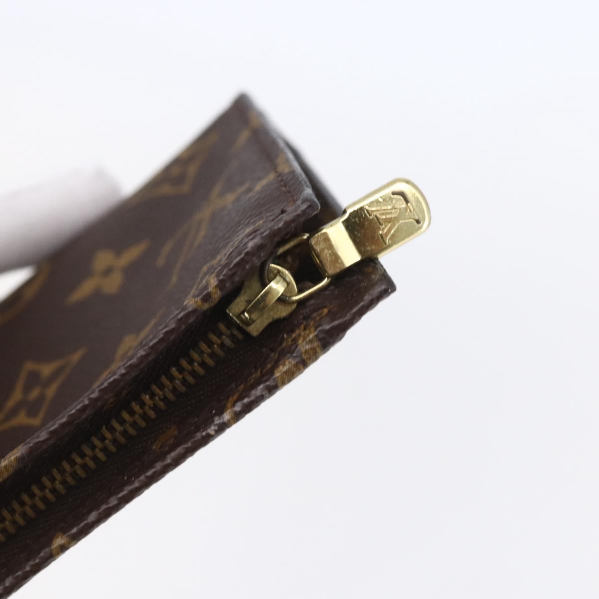 LOUIS VUITTON Monogram Bucket GM Accessory Pouch LV Auth kk597