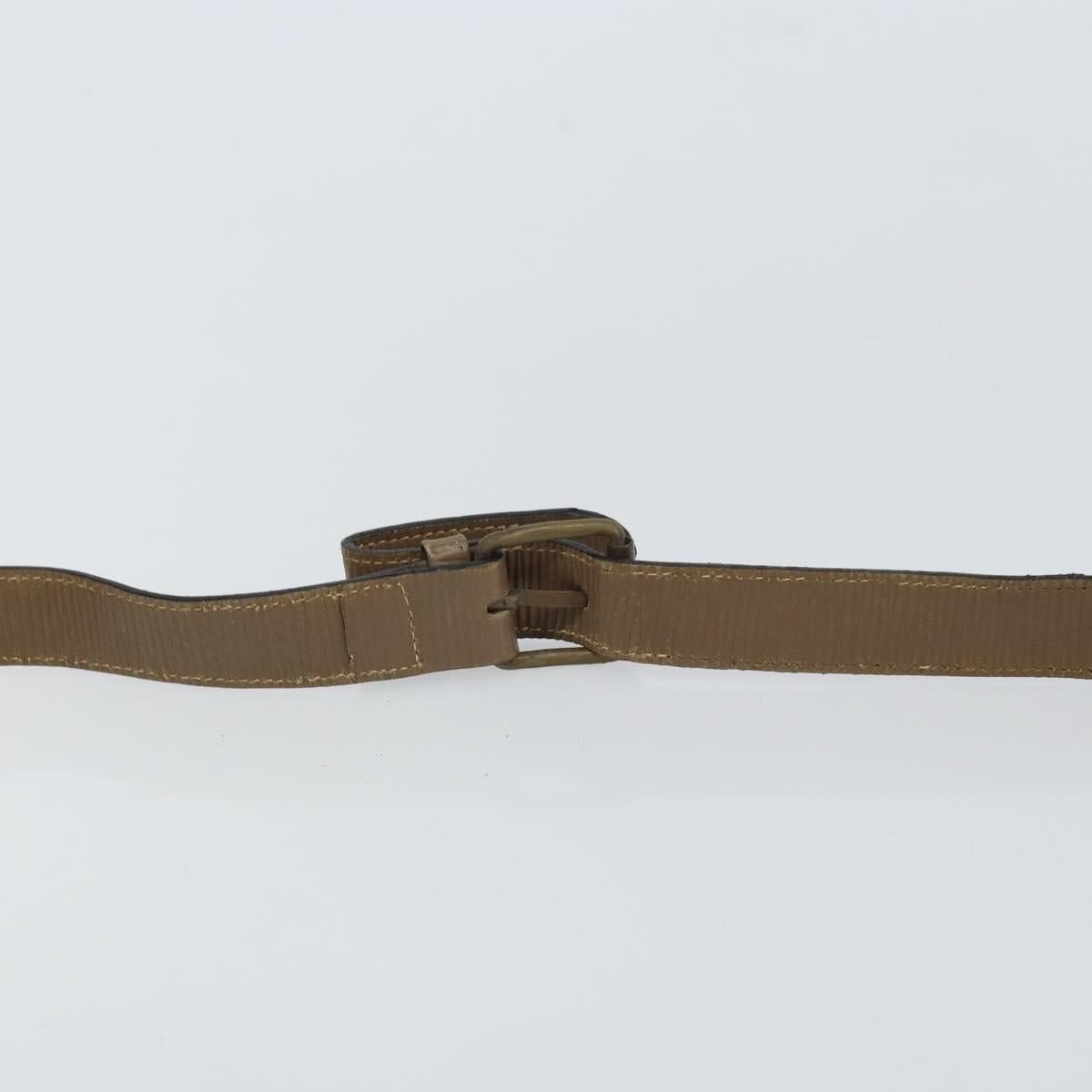 FENDI Zucchino Canvas Shoulder Bag Brown Auth kk605