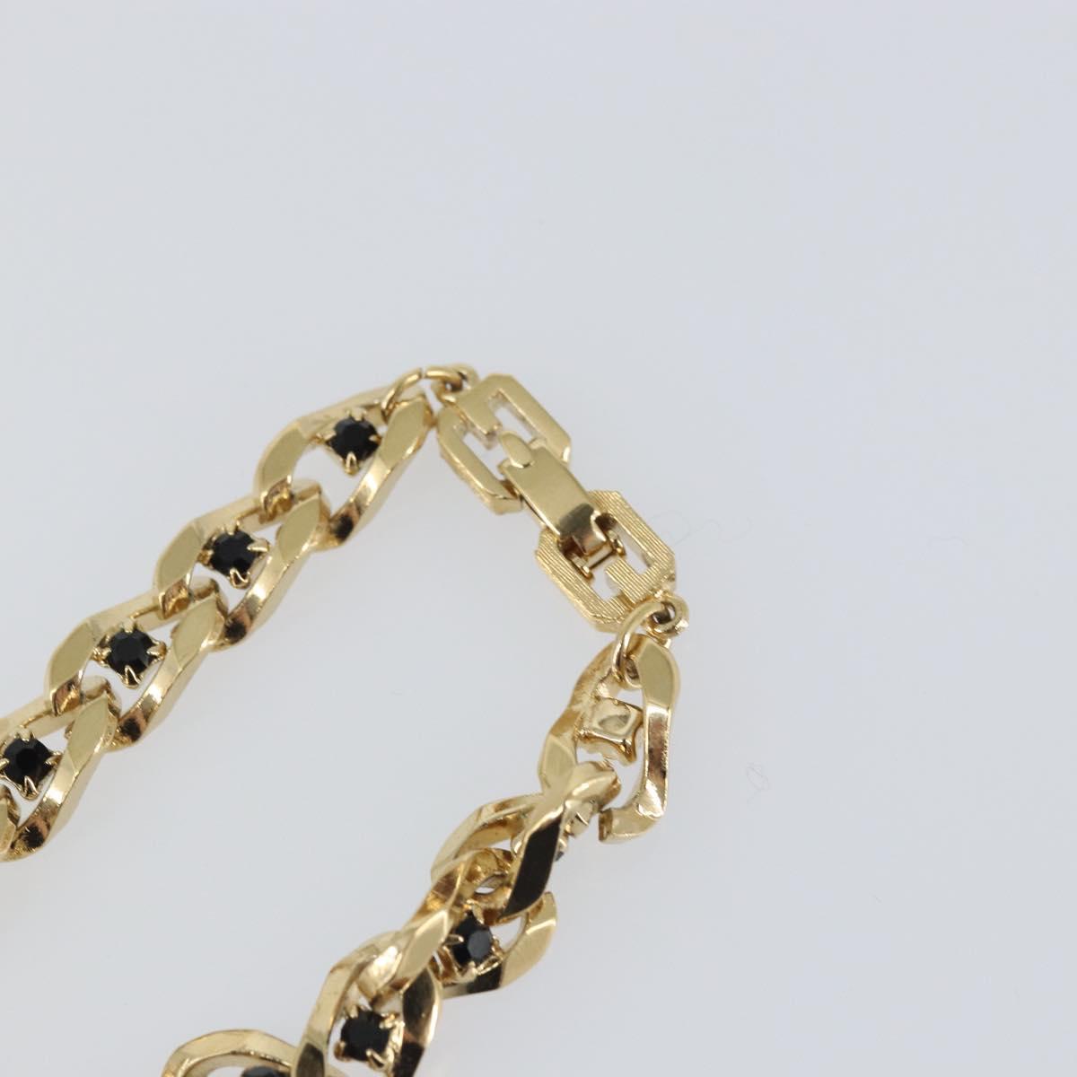 GIVENCHY Bracelet metal Gold Tone Auth kk615