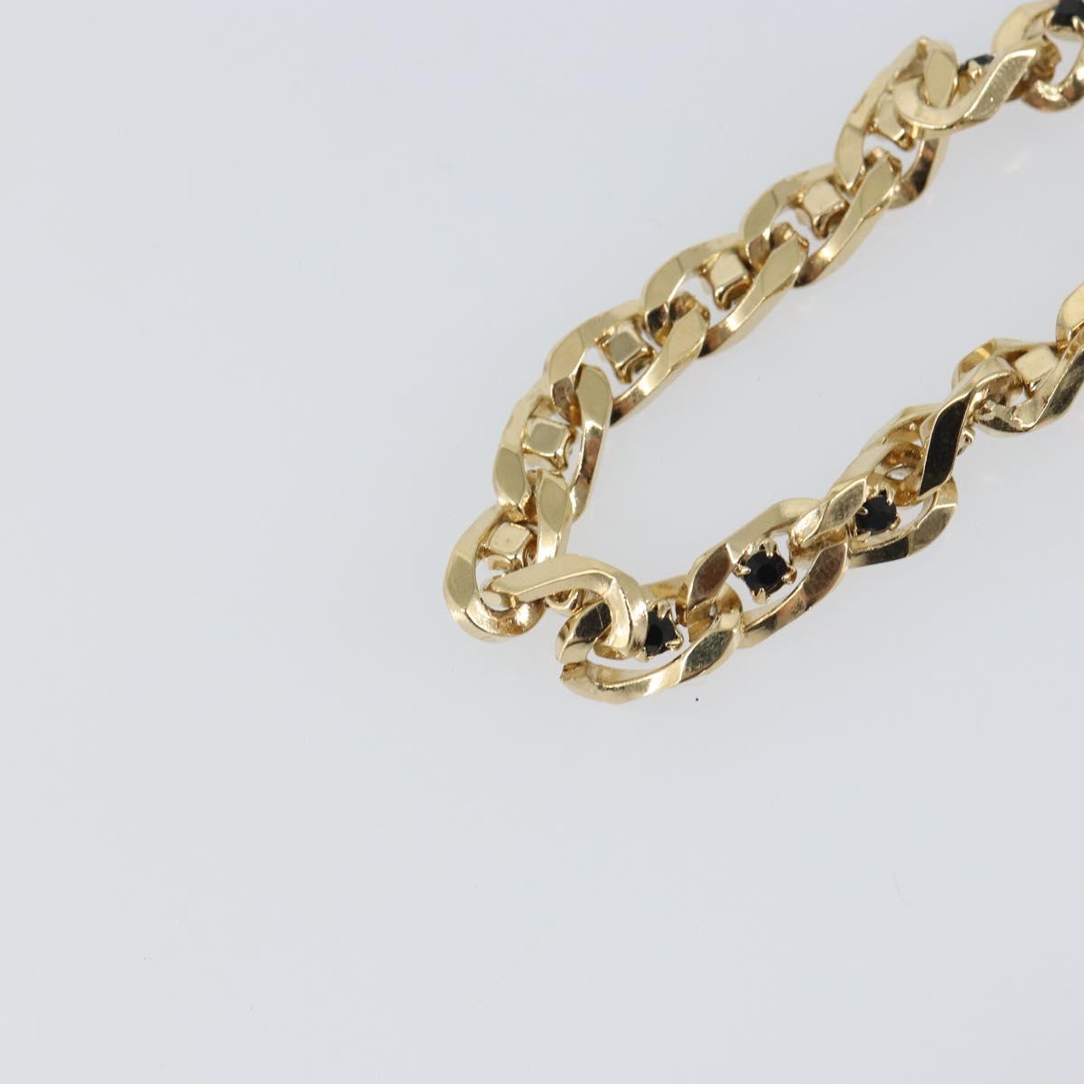 GIVENCHY Bracelet metal Gold Tone Auth kk615