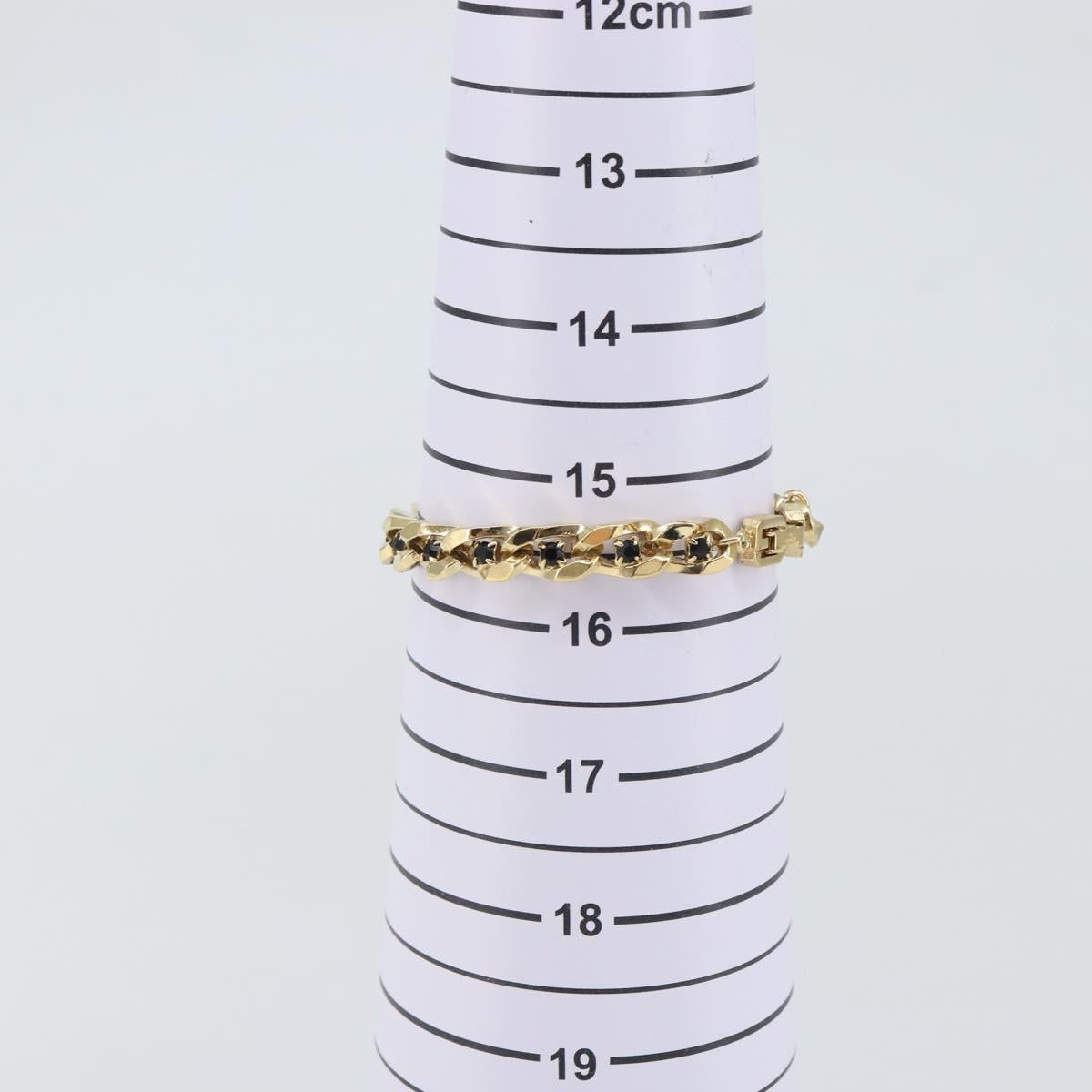 GIVENCHY Bracelet metal Gold Tone Auth kk615