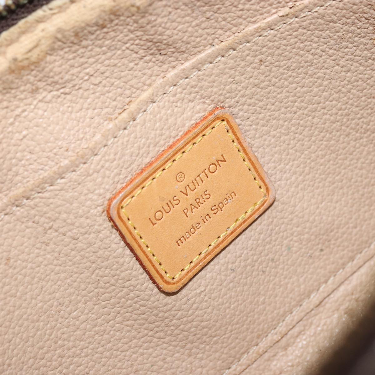 LOUIS VUITTON Monogram Pochette Cosmetic PM Pouch M43998 LV Auth kk640