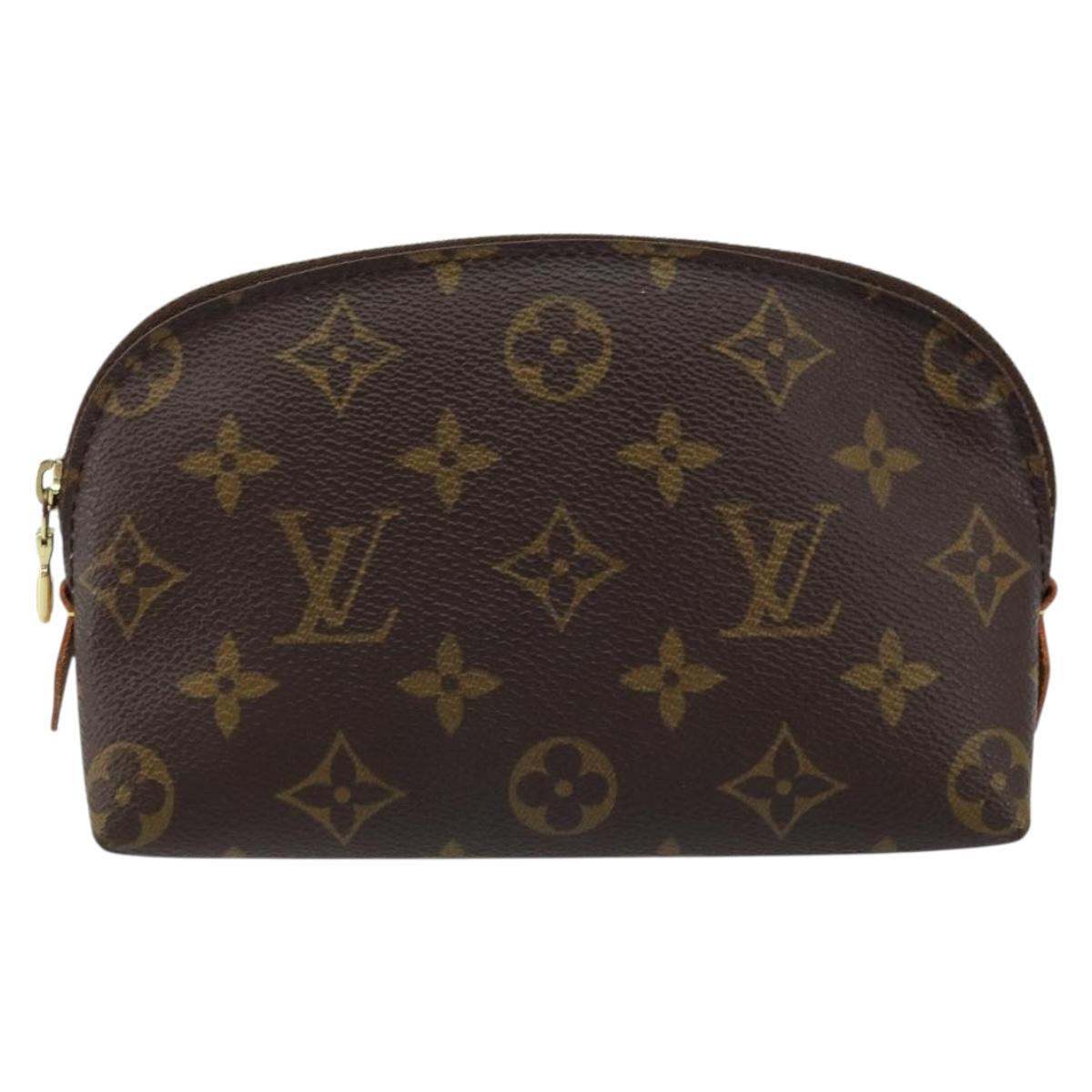 LOUIS VUITTON Monogram Pochette Cosmetic PM Pouch M43998 LV Auth kk640