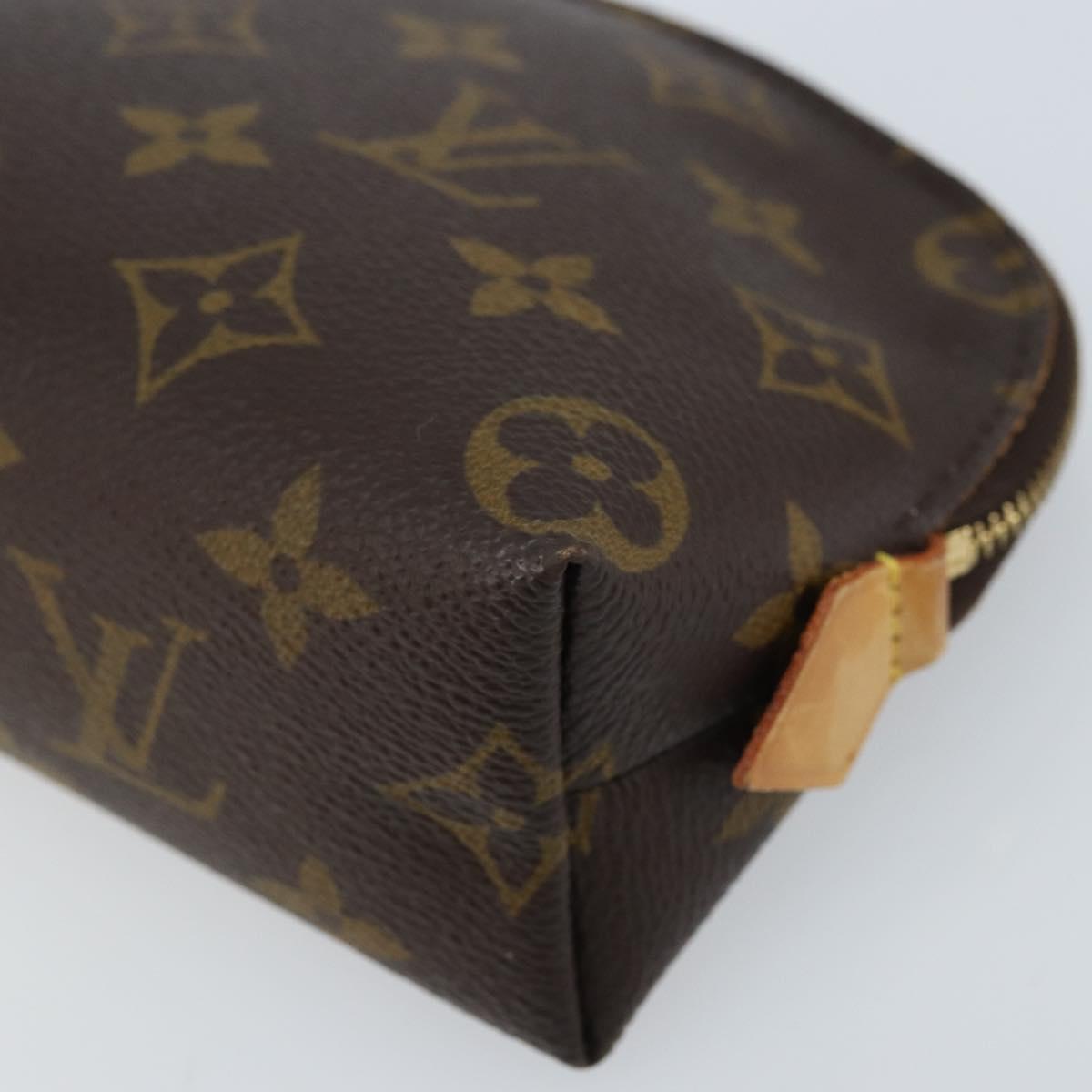LOUIS VUITTON Monogram Pochette Cosmetic PM Pouch M43998 LV Auth kk640