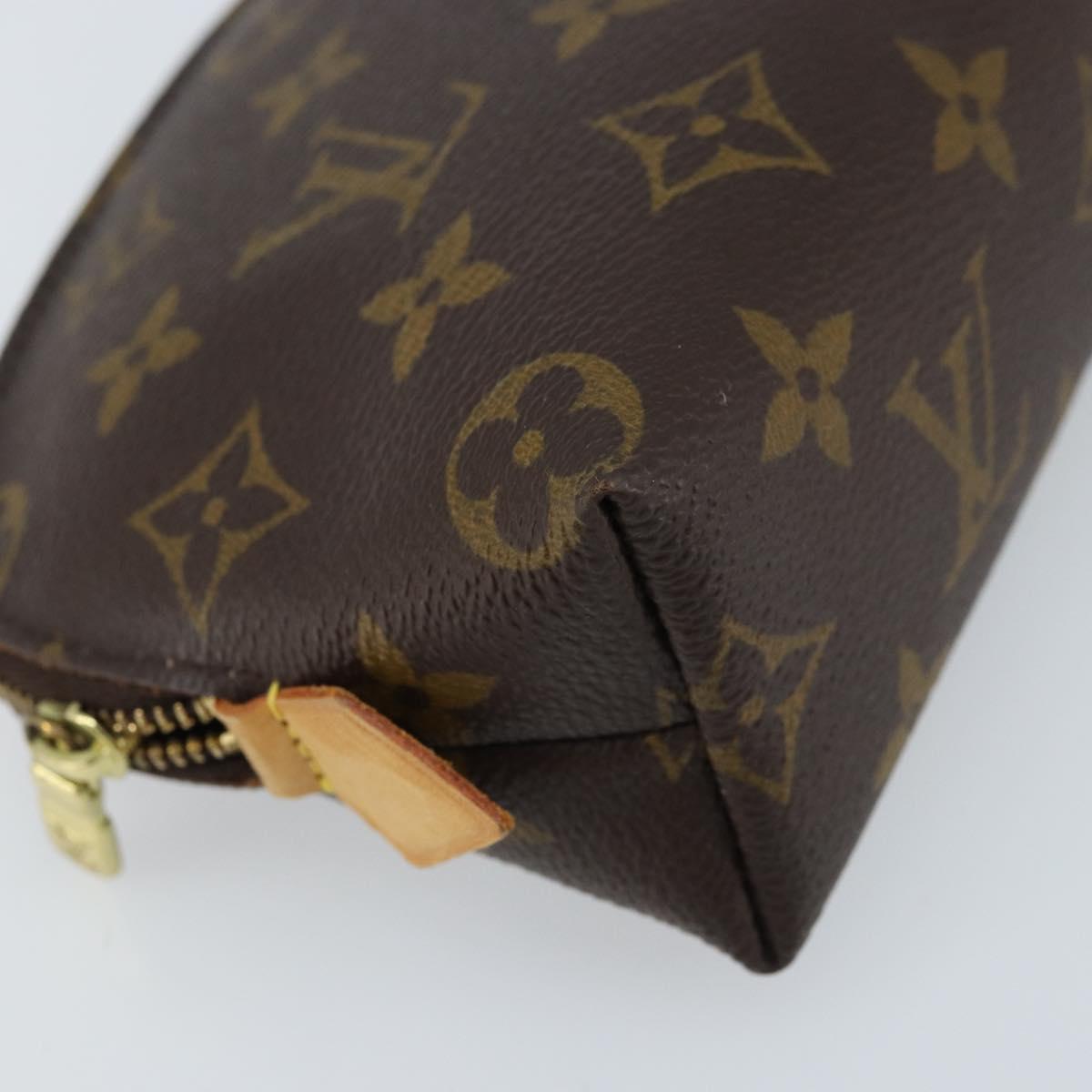 LOUIS VUITTON Monogram Pochette Cosmetic PM Pouch M43998 LV Auth kk640