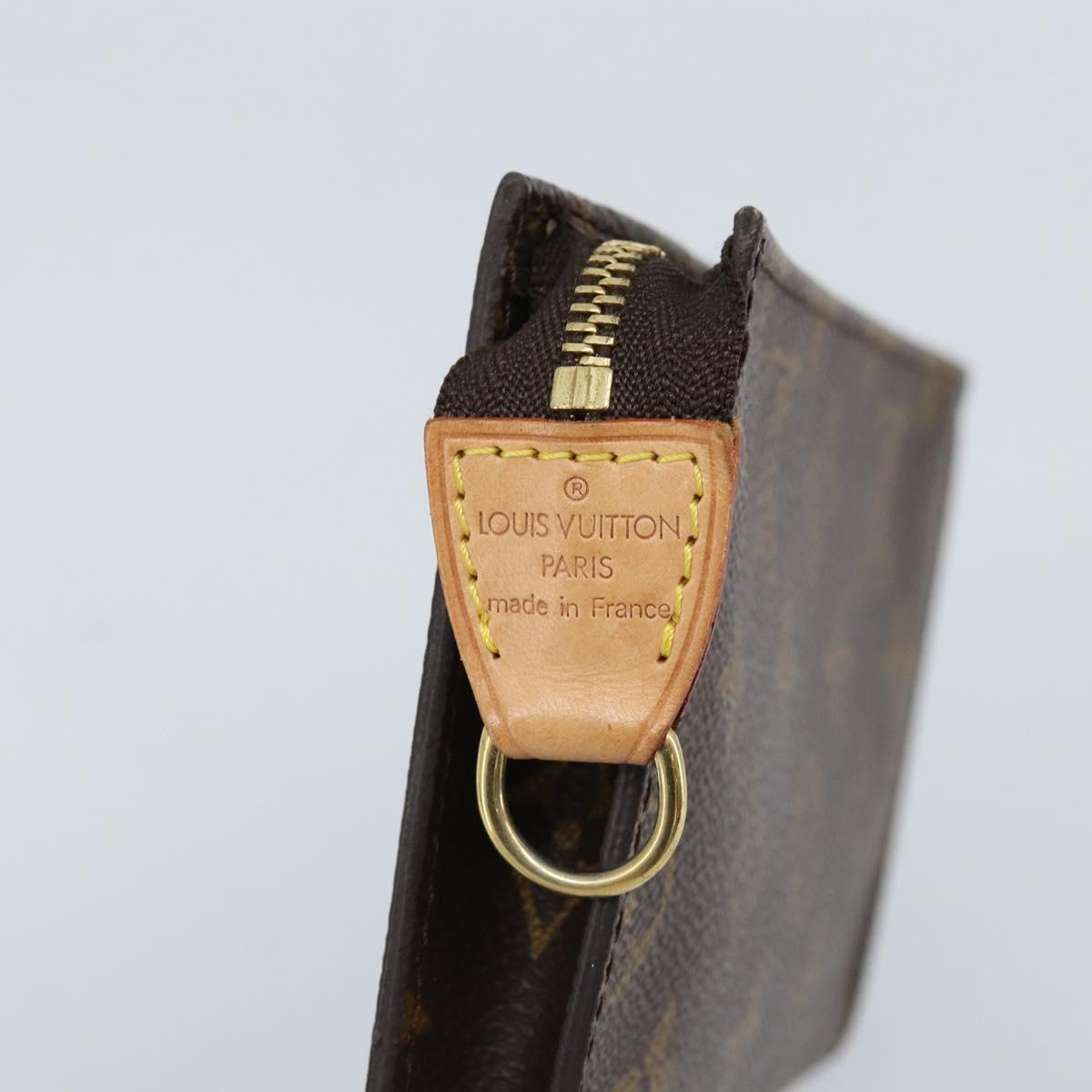 LOUIS VUITTON Monogram Bucket PM Accessory Pouch LV Auth kk642