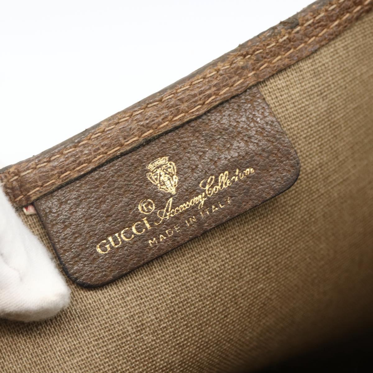 GUCCI GG Supreme Web Sherry Line Tote Bag PVC Beige Gold 39 02 003 Auth kk643