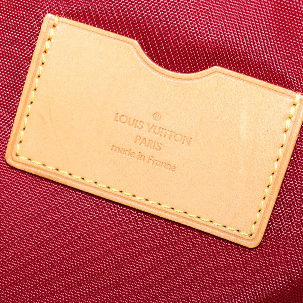 LOUIS VUITTON Monogram Vernis Pegas 45 suitcase Pomme D'amour M91278 Auth kk662