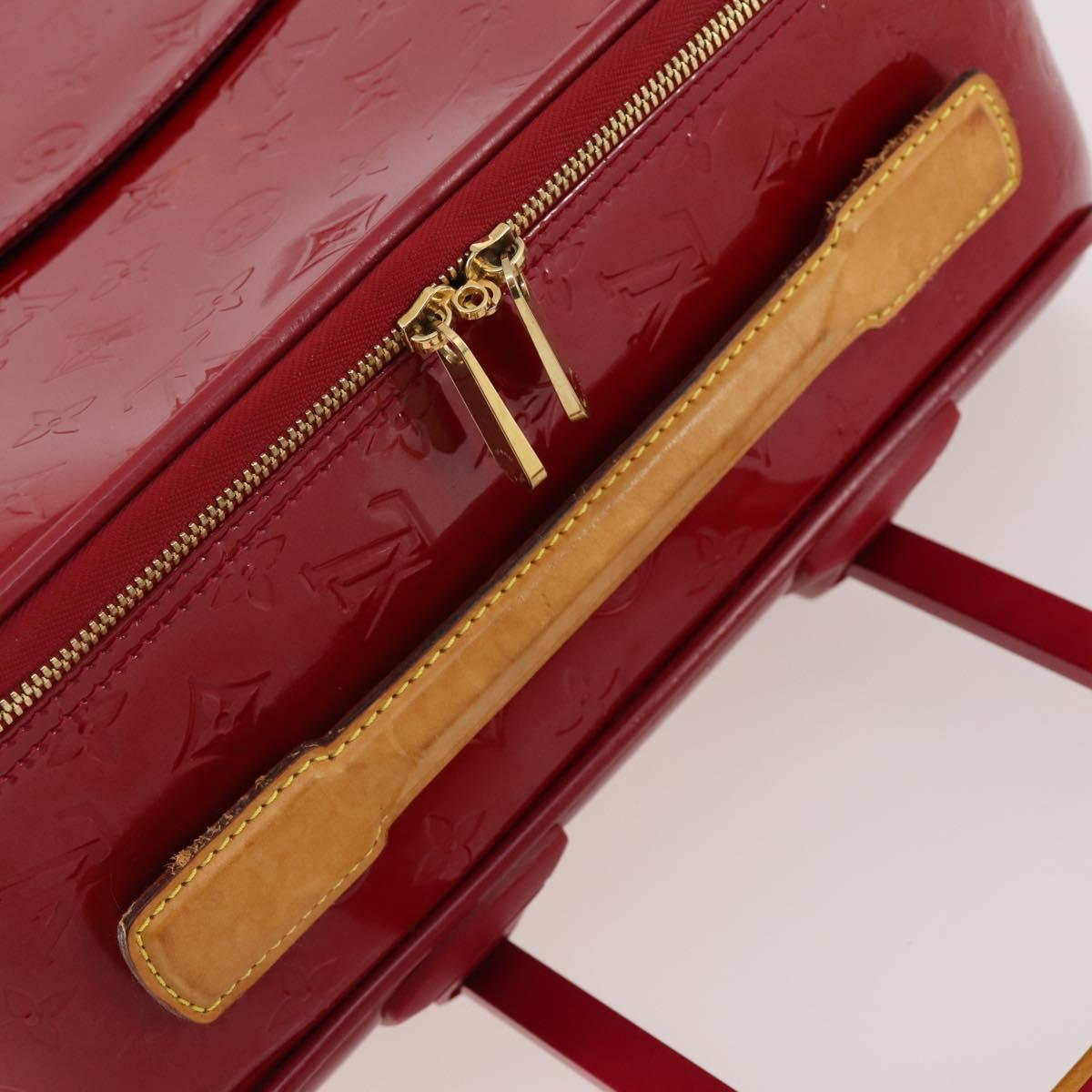 LOUIS VUITTON Monogram Vernis Pegas 45 suitcase Pomme D'amour M91278 Auth kk662