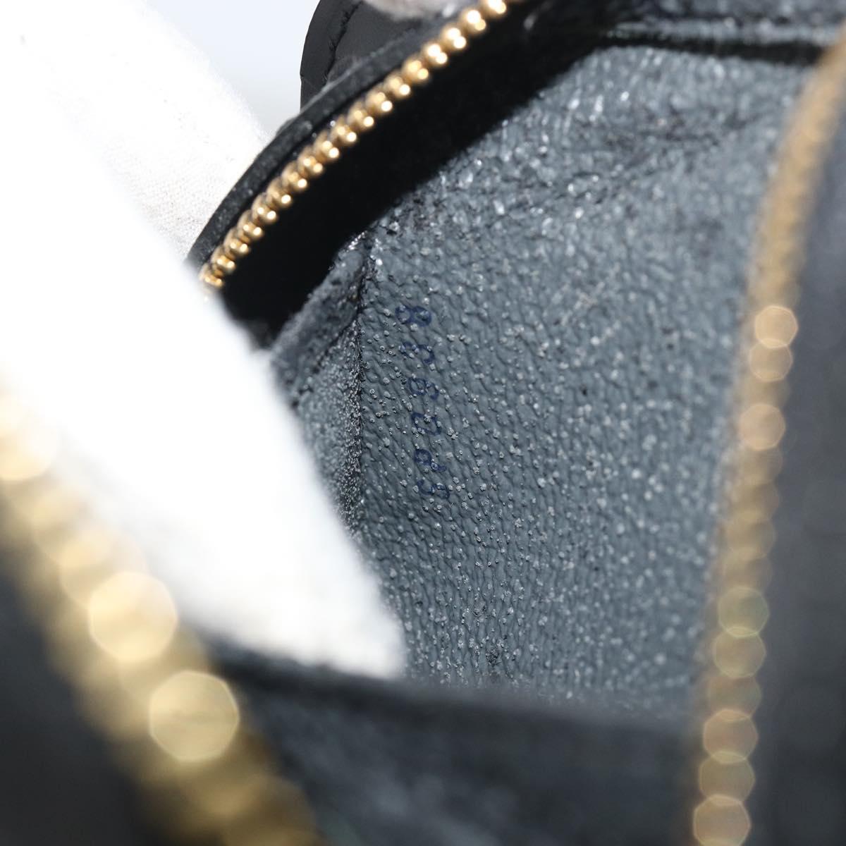 LOUIS VUITTON Epi Dauphine PM Pouch Black M48442 LV Auth kk698