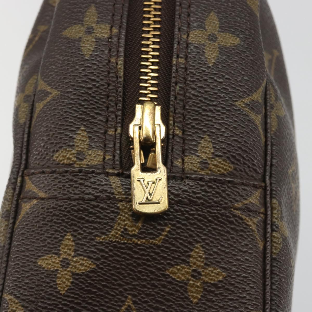 LOUIS VUITTON Monogram Trousse Toilette 28 Clutch Bag M47522 LV Auth kk701A
