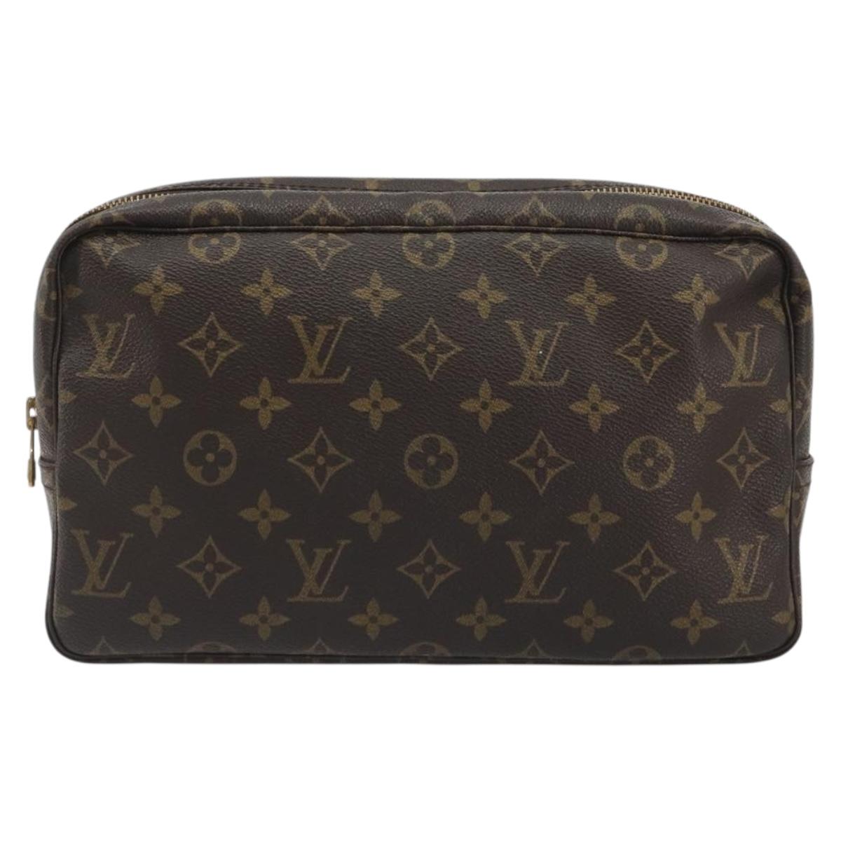 LOUIS VUITTON Monogram Trousse Toilette 28 Clutch Bag M47522 LV Auth kk701A