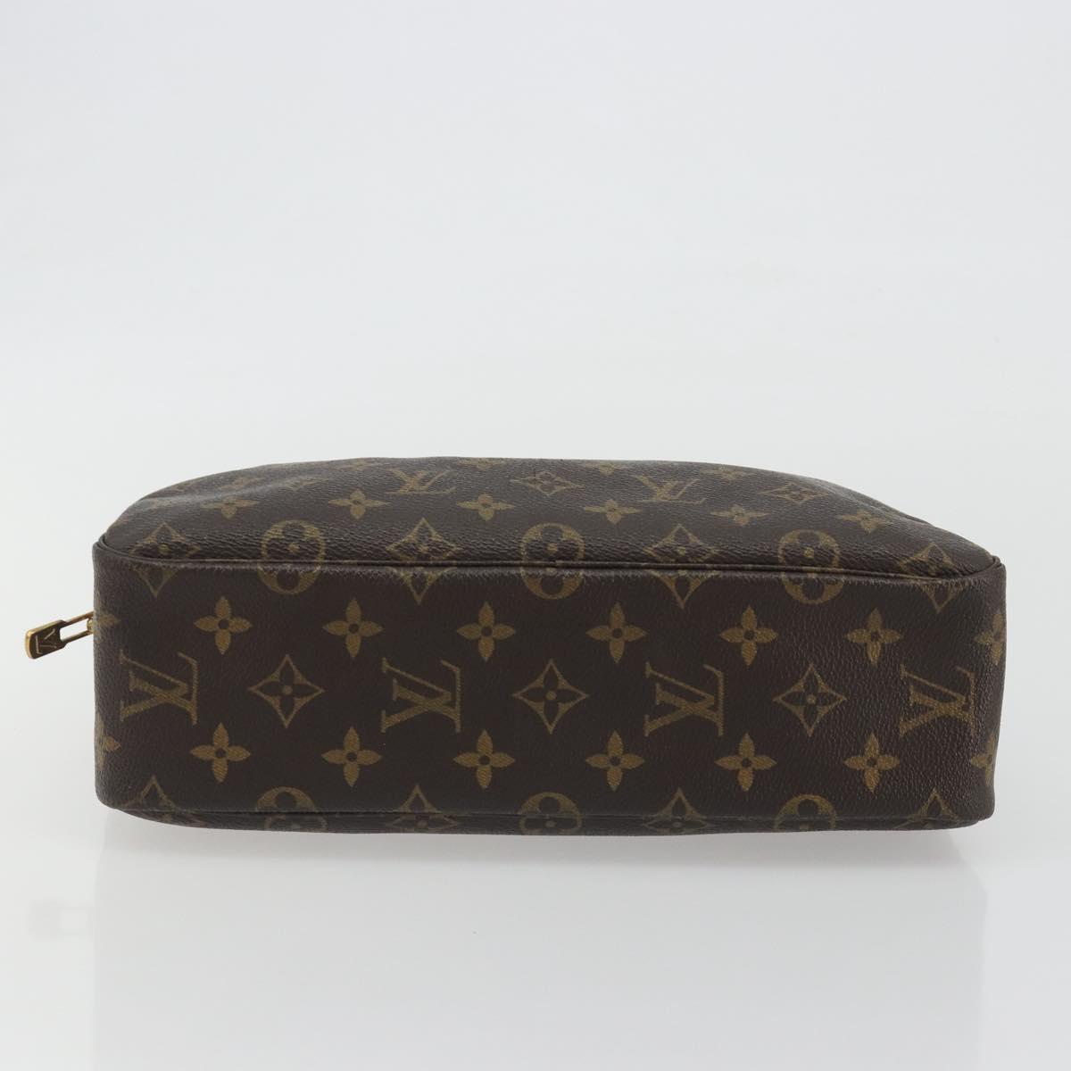 LOUIS VUITTON Monogram Trousse Toilette 28 Clutch Bag M47522 LV Auth kk701A
