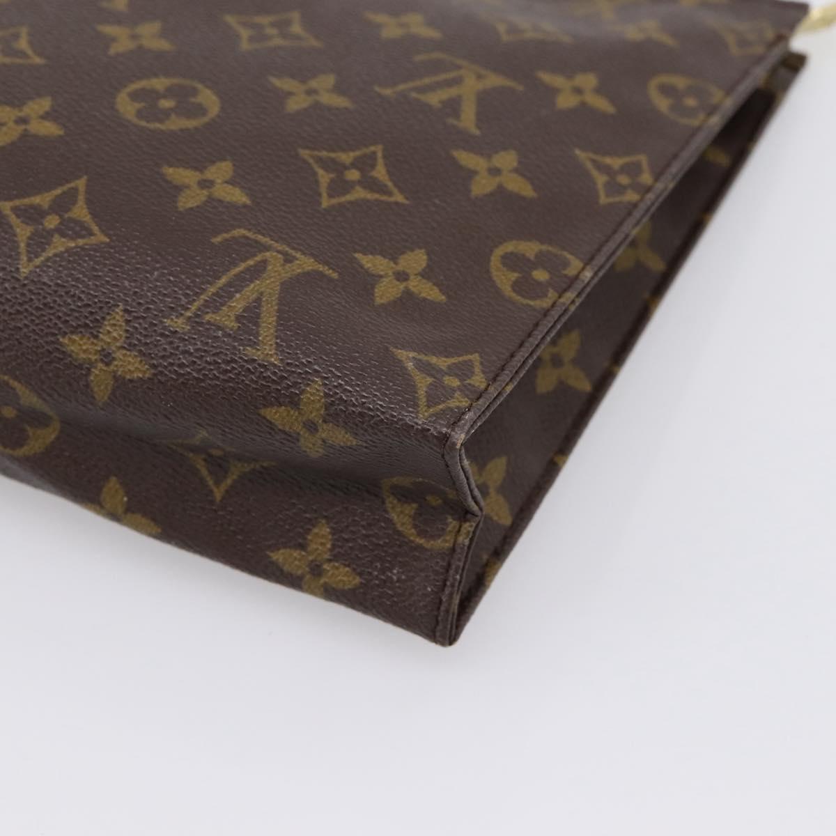 LOUIS VUITTON Monogram Poche Toilette 26 Pouch M47542 LV Auth kk703