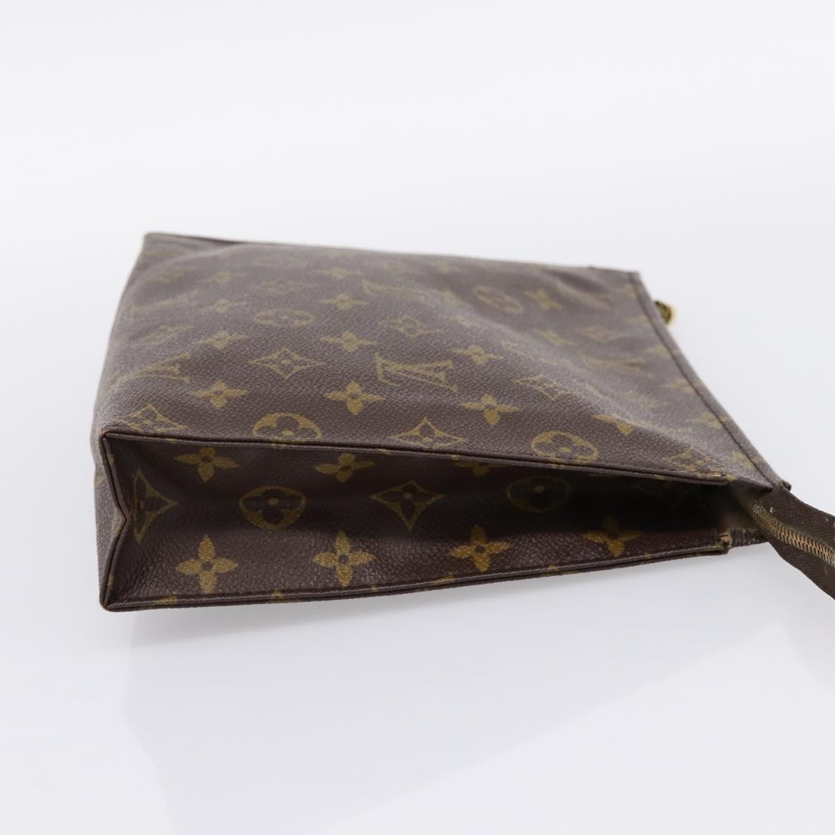 LOUIS VUITTON Monogram Poche Toilette 26 Pouch M47542 LV Auth kk703