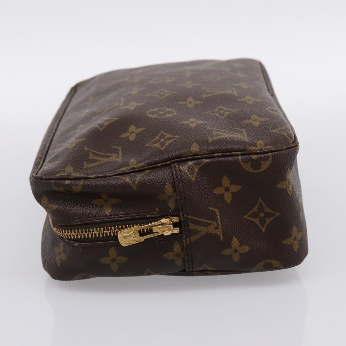 LOUIS VUITTON Monogram Trousse Toilette 28 Clutch Bag M47522 LV Auth kk704