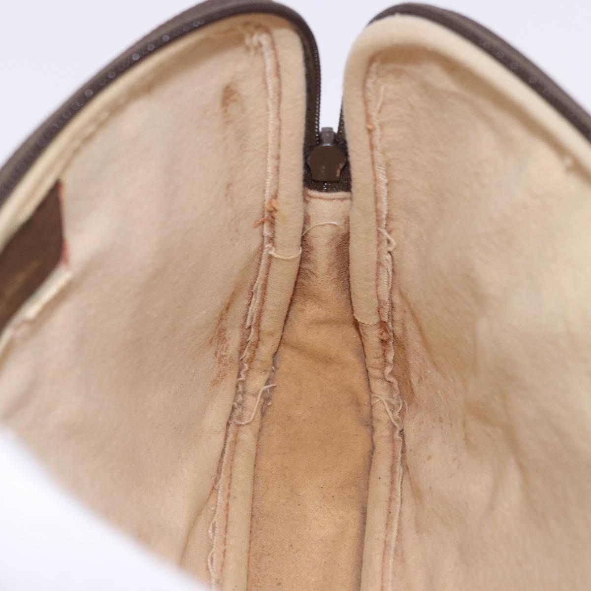 GUCCI GG Supreme Shoulder Bag PVC Beige Gold 56 02 068 Auth kk705