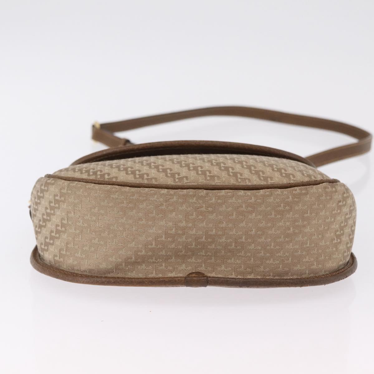 GUCCI Shoulder Bag Canvas Beige Gold Tone 007 115 0074 Auth kk711