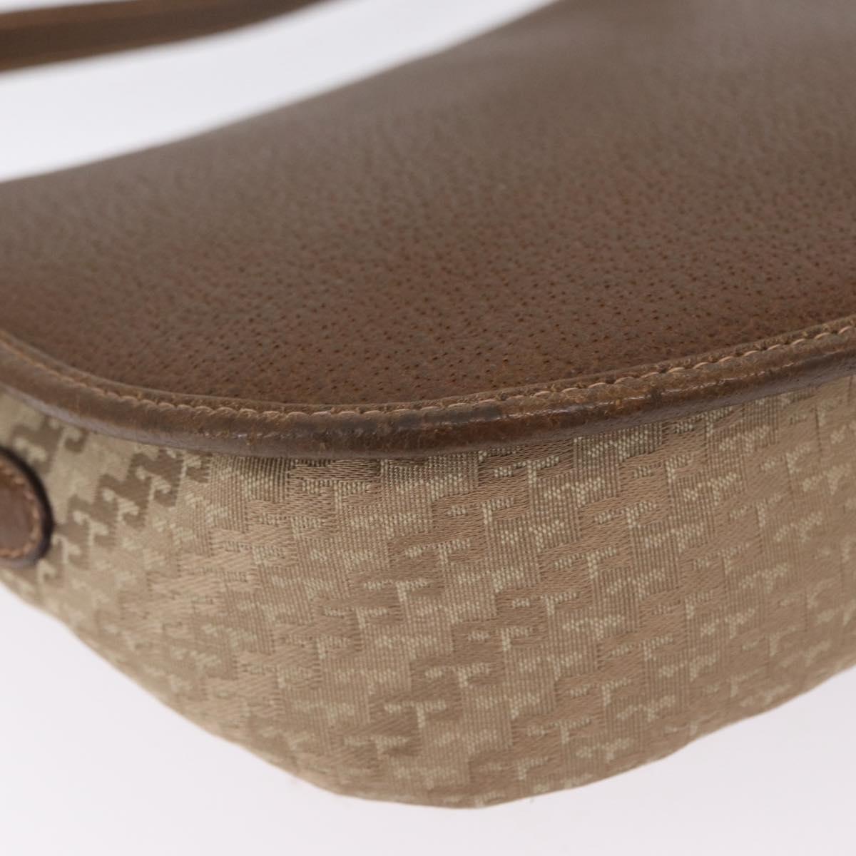 GUCCI Shoulder Bag Canvas Beige Gold Tone 007 115 0074 Auth kk711