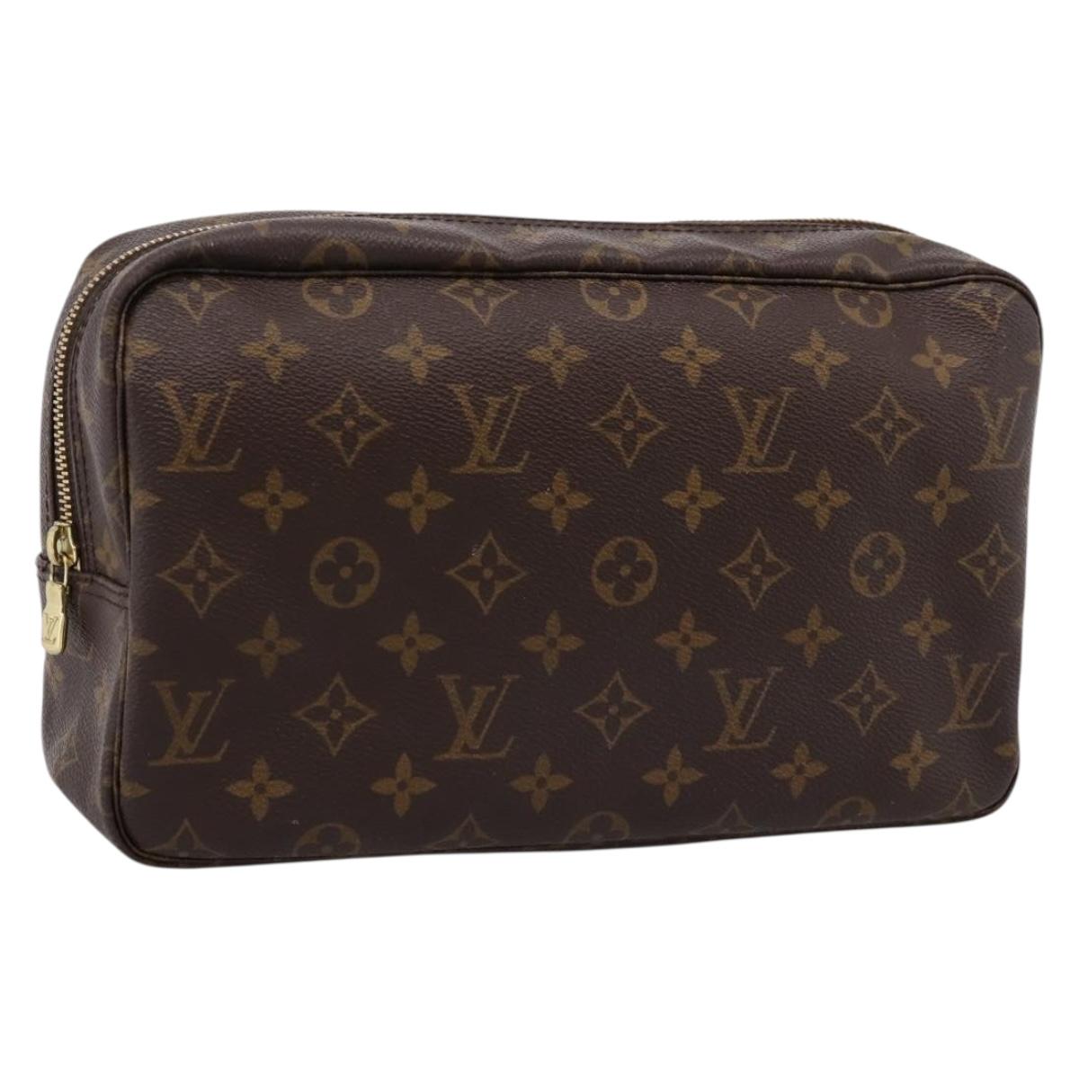 LOUIS VUITTON Monogram Trousse Toilette 28 Clutch Bag M47522 LV Auth kk724