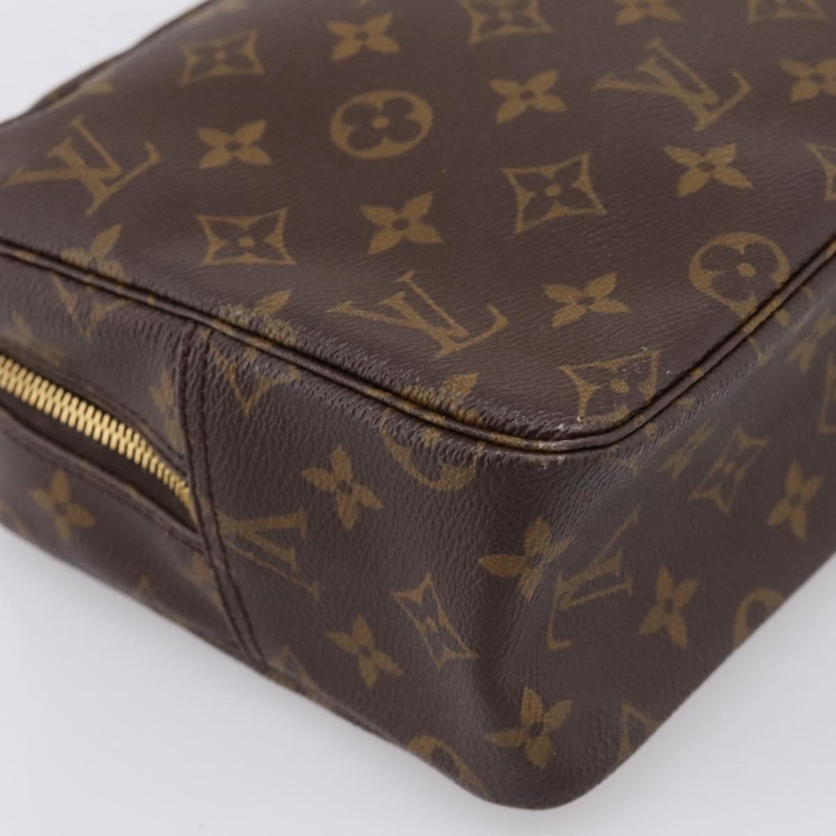LOUIS VUITTON Monogram Trousse Toilette 28 Clutch Bag M47522 LV Auth kk724