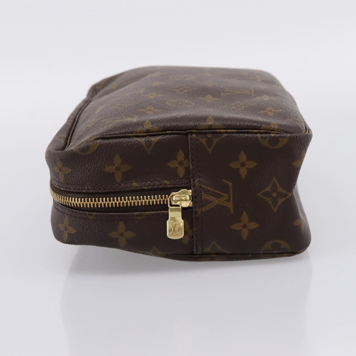 LOUIS VUITTON Monogram Trousse Toilette 28 Clutch Bag M47522 LV Auth kk724