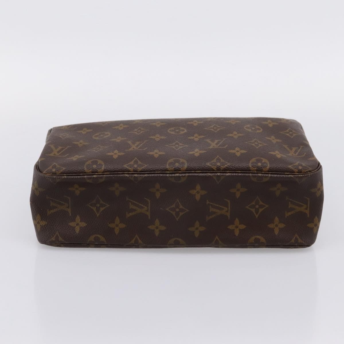 LOUIS VUITTON Monogram Trousse Toilette 28 Clutch Bag M47522 LV Auth kk724