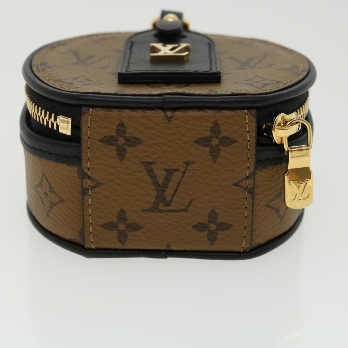 LOUIS VUITTON Monogram Reverse Boite Chapeau Shoulder Bag Brown M68577 LV knn091