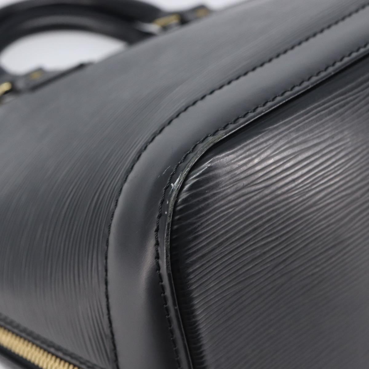 LOUIS VUITTON Epi Alma Hand Bag Noir black M52142 LV Auth LN004A