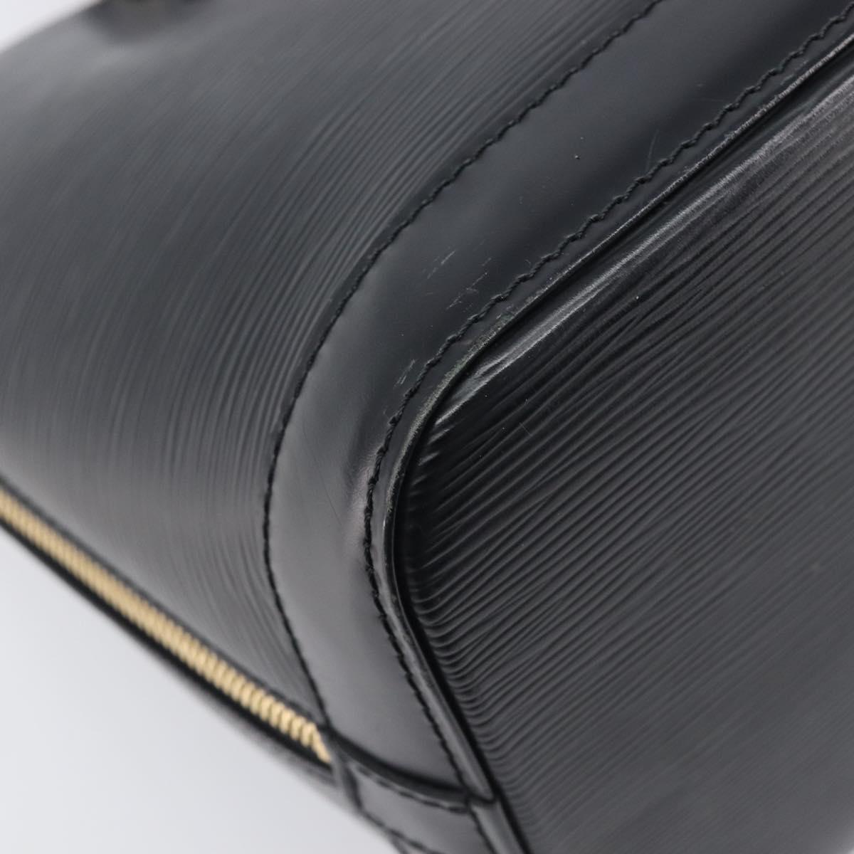 LOUIS VUITTON Epi Alma Hand Bag Noir black M52142 LV Auth LN004A