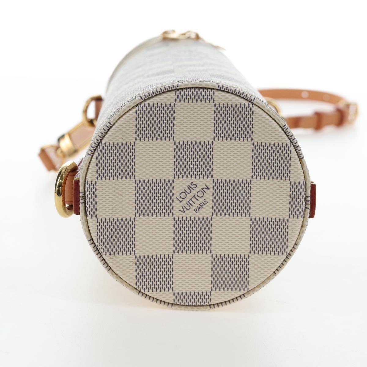 LOUIS VUITTON Damier Azur Bottle Holder Porte Boutille GI0373 LV Auth LN005V