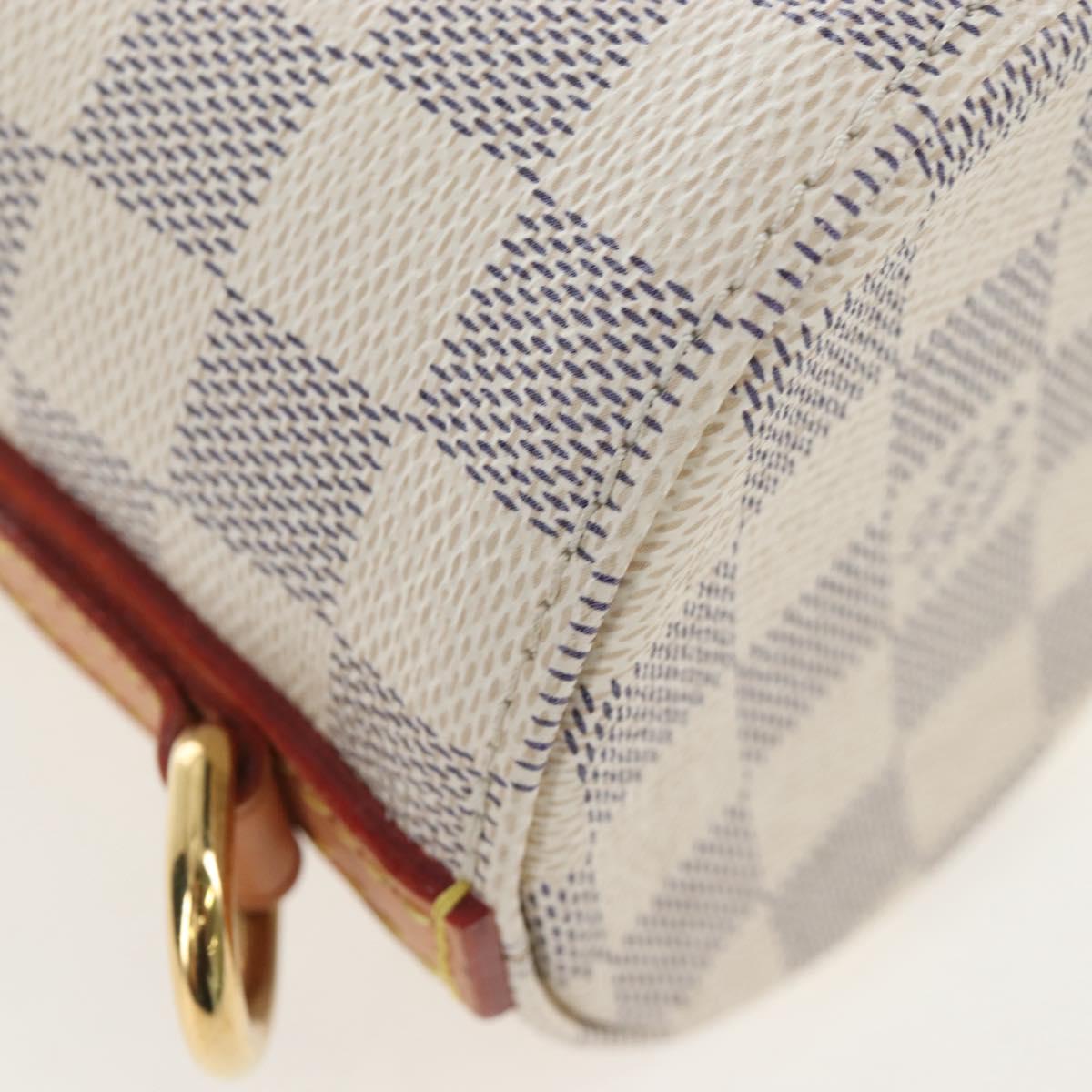 LOUIS VUITTON Damier Azur Bottle Holder Porte Boutille GI0373 LV Auth LN005V