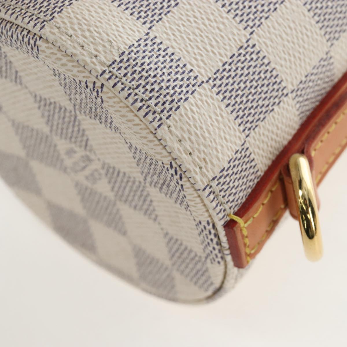 LOUIS VUITTON Damier Azur Bottle Holder Porte Boutille GI0373 LV Auth LN005V