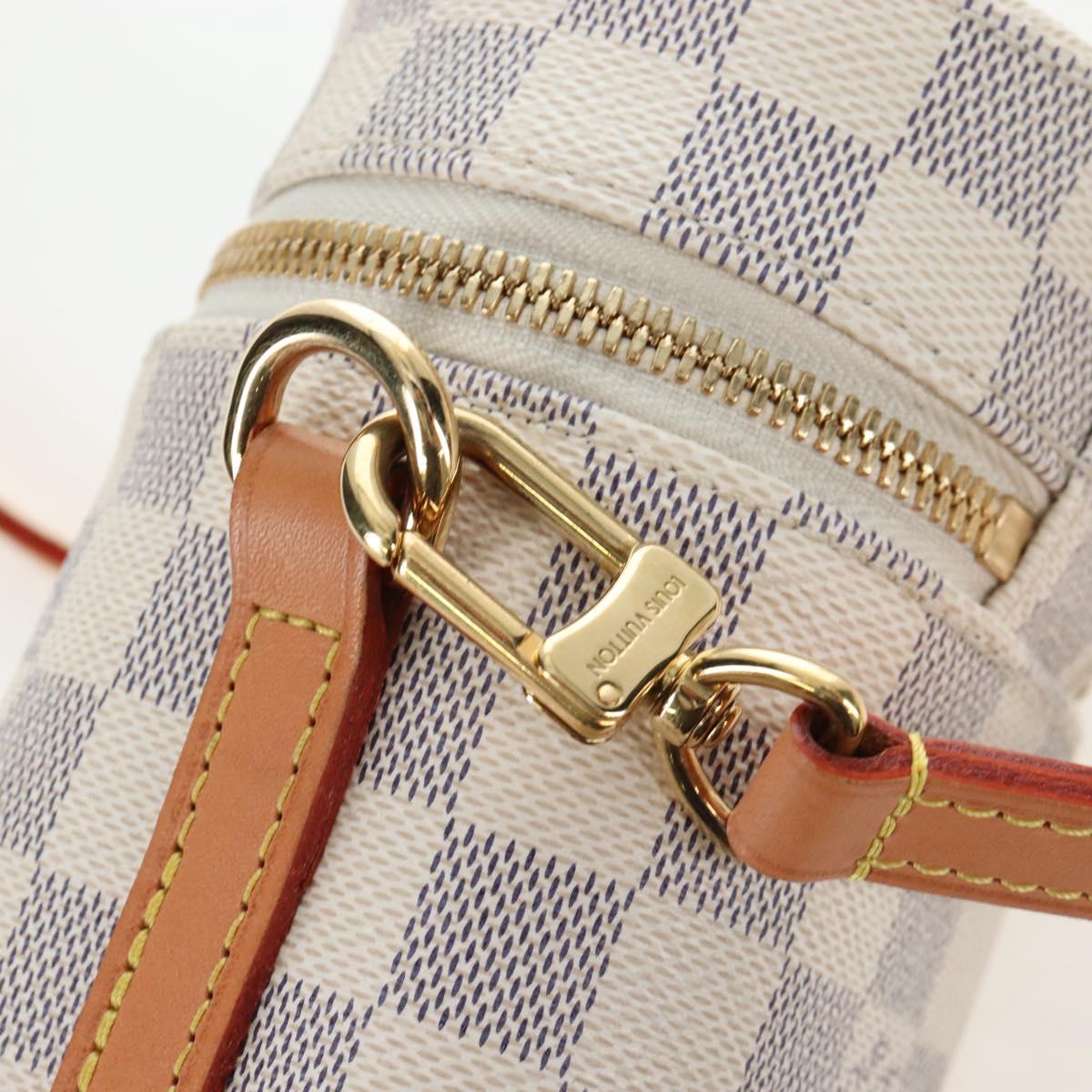LOUIS VUITTON Damier Azur Bottle Holder Porte Boutille GI0373 LV Auth LN005V