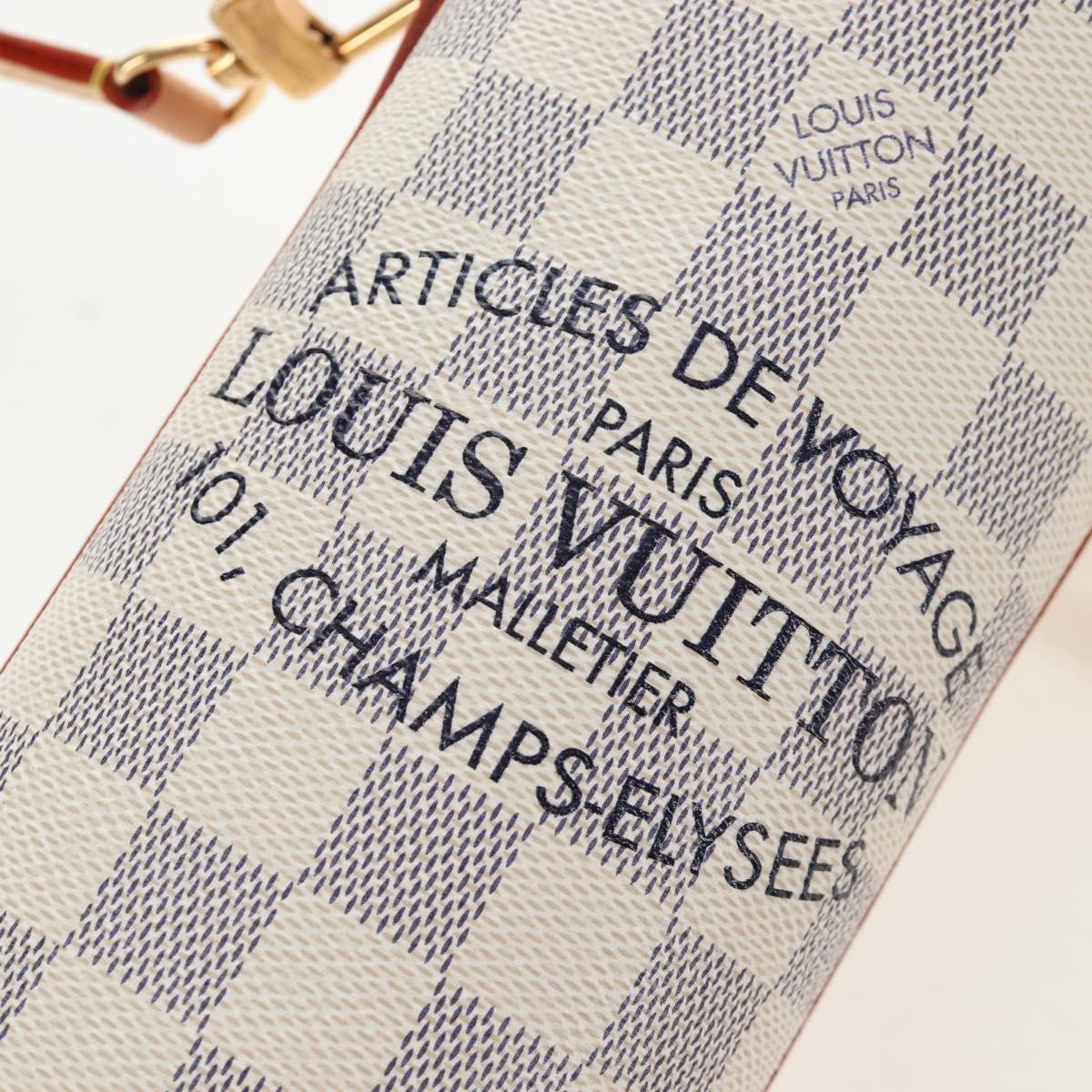 LOUIS VUITTON Damier Azur Bottle Holder Porte Boutille GI0373 LV Auth LN005V
